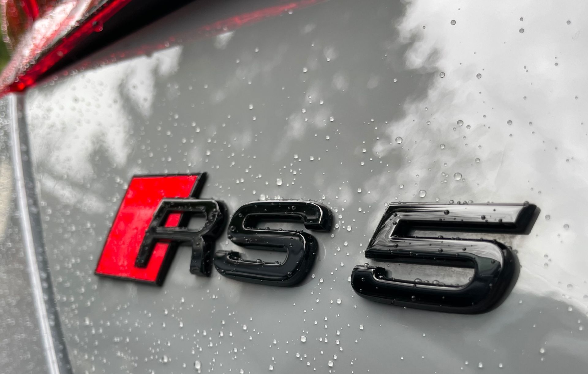 Audi RS5 with a freshly applied Gtechniq ceramic coating